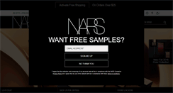 Desktop Screenshot of narscosmetics.com